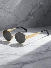 1pc Classic Square Frame Men's Glasses Small Frame Fashion Glasses, Suitable For Carnival Party, Street Photography, Tropical Beach Holiday, Beach Accessories, Beach Toys, Summer Beach Resort, Outdoor, Travel