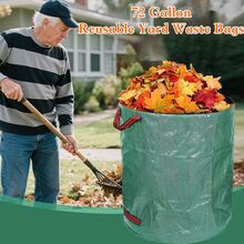 Heavy Duty Garden Waste Bag Garden Sacks Heavy Duty Reusable Yard Waste Bag Garden Rubbish Bags
