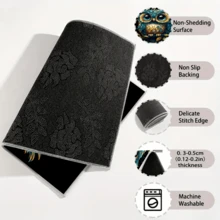 1pc Green Owl Pattern Multifunctional Car Trunk Storage Mat, Simple And Stylish Design, Enhances Interior Space, Compatible With Most Car Models, Christmas Car Decoration - Green Owl - View 6