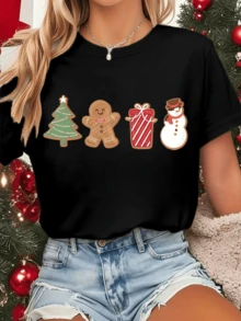 Women T-Shirts - Black - View 1