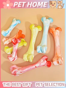 Unbreakable Dog Toys For Aggressive Chewers, Extremely Hard Toys For Small/Medium/Large Breeds, Original Dog Bone Chew Toys, Durable Dog Toys, Tough Dog Toys, Meat Flavored, Prepared Dog Bones Keep Dogs Busy - Large Rubber Realistic Dog Bone Pet Supplies,