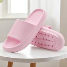 EVA Soft Pillow Slides For Men Non-Slip Indoor Outdoor Home Shower Beach Cloud Slippers - Hồng - Xem 5