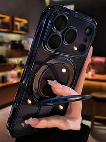 Luxury Electroplated Glitter Transparent Phone Case, Suitable For 17 Pro Max, 17 Pro, 17, 16 Pro Max, 16 Pro, 16, 16, 15 Pro Max, 15 Pro Max, 15 Pro, 15 Pro Max, 14 Pro, 13 Pro Max, 12 Pro Max, 11, Fashionable Camera Protection Transparent Electroplated Back Cover