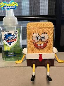 1/2/3pcs SpongeBob Apron, Suitable For High School Girls, Enhancing Overall Image, New Apron Workwear, Cute Cartoon Party Apron, Best Holiday Party Decoration, Perfect Party Decor Gift For Friends, Home Decor, Room Decor, New Year Gift, Ramadan Gift, Valentine's Day Gift - Multicolor - View 6