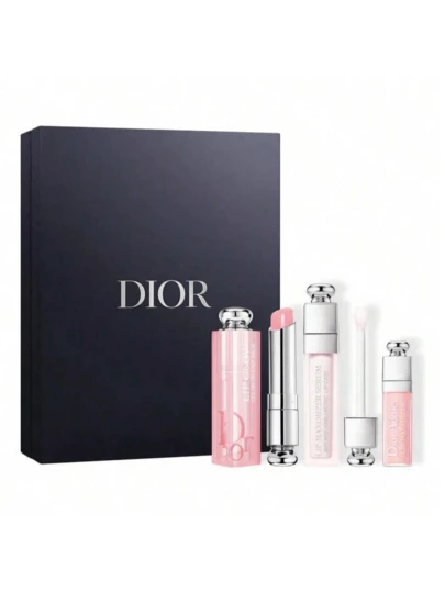  Dior D ior DlOR Addict Gift Set 3 Piezas Lip Glow Essential 001 Pink 3a