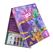 Tranjis Games - VIRUS! Card Game Evolution Edition (Expansion Pack) - Trò chơi thẻ bài (TRG-12evo), Trò chơi thẻ bài lây lan nhất, Hỗ trợ tiếng Anh, tiếng Pháp và tiếng Tây Ban Nha. - Virus tím - Xem 6