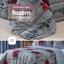 Comforters - Hoa hồng xám - Xem 6