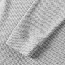 1pc Men Henley Neck Waffle Knit Top, Comfortable Casual, Henley Collar, Easy To Wear, Button Detail, Suitable For Daily Outings, Old Money Style, Fall