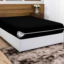Mattress Cover With Zipper, Mesh Fabric - Negro - Ver 13