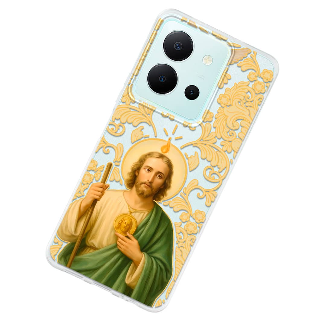 Funda Compatible con Vivo Diseño Apostol gudas Espiritu Santo Protector para Carcasa Anticaídas a Prueba De Golpes TPU. - transparente - Ver 1