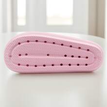 EVA Soft Pillow Slides For Men Non-Slip Indoor Outdoor Home Shower Beach Cloud Slippers - Hồng - Xem 3