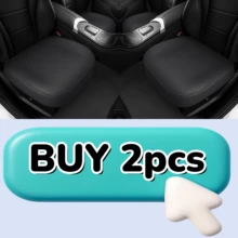 1pc Or 2pcs NAPA PU Leather Car Seat Cushions/Covers, Wrap-Around Car Seat Protectors Made With Upgraded Nappa Leather To Reduce Wrinkles, Suitable For Front Car Seats With Side Flaps.