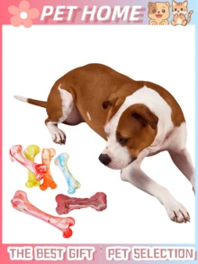 Unbreakable Dog Toys For Aggressive Chewers, Extremely Hard Toys For Small/Medium/Large Breeds, Original Dog Bone Chew Toys, Durable Dog Toys, Tough Dog Toys, Meat Flavored, Prepared Dog Bones Keep Dogs Busy - Large Rubber Realistic Dog Bone Pet Supplies,