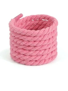 1双加粗绳鞋带，适用于宽圆粗鞋带，可替换运动鞋鞋带，绳状鞋带，面包鞋带，鞋子，春夏精选，伴娘礼物，房间，卧室装饰，海滩，旅行，男女皆宜，度假 - 彩色 - 查看 5