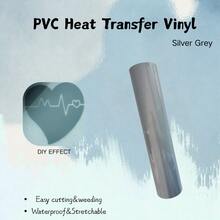 1 Roll, PVC Heat Transfer Vinyl Material, Size 30.5x60cm/30.5x102cm, Iron-On DIY, Suitable For T-Shirts, Easy To Cut And Smooth Surface, Embroidery Patch Iron-On Heat Transfer Patch, Applicable For Jackets, Clothing, Backpacks, Jeans, T-Shirts, Etc. - Multicolor - View 100