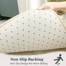 Bathroom Non-Slip Mat, Home Decor Shower Room Entrance Absorbent Floor Mat, Soft Thick Rhombus Carpet For Bathroom, Laundry Room, Bedroom, Entryway, Bathtub Anti-Slip Quick Dry Small Rug - Grey - View 10