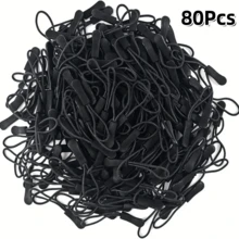 50/100 Pcs Mixed Color Zipper Pull Replacement Tags, Durable Zipper Cord Extender Fixing Clips, Suitable For Suitcases, Backpacks, Jackets, Wallets, Handbags - Assorted Color Zipper Pulls Set - Multicolor - View 21