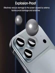 2 Sets Perfectly Compatible Phone Casesplit Camera Lens Protective Glass Film Compatible With IPhone 17 Air 16 Pro 15 14 13 12 11 Promax Perfectly Compatible Phone Case Applicable To Daily Shield, Office, Home Daily Shield Office Home Lens Protector Phone Camera Cover Waterproof Shockproof Anti-Fall Scratch Resistant - 2Pcs - View 6