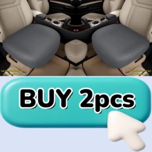 1pc Or 2pcs NAPA PU Leather Car Seat Cushions/Covers, Wrap-Around Car Seat Protectors Made With Upgraded Nappa Leather To Reduce Wrinkles, Suitable For Front Car Seats With Side Flaps.