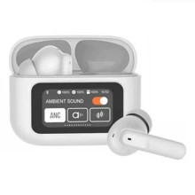 A9 Pro TWS Bluetooth Earphones - Smart Touch, Noise Cancellation And Long Battery Life - trắng - Xem 6