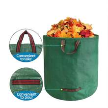 Reusable Yard Waste Bags 72 Gallon Lawn Bags With Reinforced Handles, Ideal For Grass, Leaves, And Yard Waste - Durable And Garden Waste Bags, Collapsible Lawn Leaf Bag, Leaf Bag Stand Up.