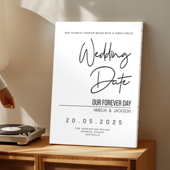 1pc Customized Photo Collage Posters, Decorative Calligraphy And Paintings, Artistic Calligraphy Customization, Personalized Signature Customization, Personalized Wall Painting, Modern And Simple Home Decoration, Home Wall Decoration, Optional Frames