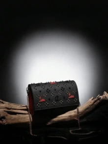 Brand Luxury Customized Letter Small Crossbody Chain Bag, Fashionable Matching Elegant Evening Dress, Great Gift For Female Friends, Classmates, Family - Black - View 1