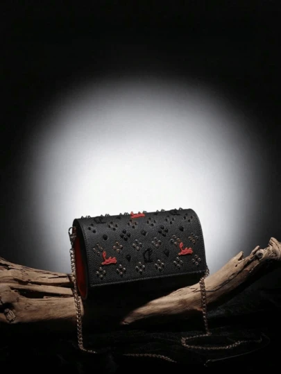 Lyxig, anpassad liten axelväska med kedja, trendig matchande elegant aftonklänning, utmärkt present till kvinnliga vänner, klasskamrater, familj