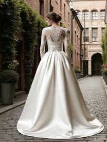 Wedding Dresses - 白色 - 查看 3