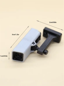 1 pieza Cámara de vigilancia en miniatura 1:12 para casa de muñecas, micro mini sonda de monitoreo, micro mini cámara de realista para casa de muñecas, mini cámara realista, mini modelo de cámara de realista, mini modelo de cámara realista como accesorio, decoración de escena de comida en miniatura - Multicolor - Ver 10