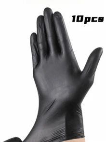 100pcs Vinyl Synthetic Gloves, Latex-Free, Kitchen Inspection Gloves, Thickened Non-Slip Fit Design, Suitable For Cooking And Baking, Food Processing, Household Cleaning - Multicolor - View 11