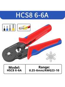 Professional Zipper Crimping Tool Set - Carbon Steel Handle With Adjustable Jaws For 4-20 AWG Wires, Secures JST//SATA/Spring Pin Terminals, Ergonomic Electrical Connection Crimper (No Power Required), Robust Construction For Precise Crimping, Specifically Designed For Automotive Wiring Repairs.