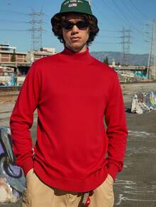 Jersey de cuello alto para hombre