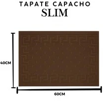 Entrance Door Mat Kit 40 X 60 Cm Non-Slip Rubber 1 Or 2 Pieces Decorative Slim Habitat - 鏽棕色 - 查看 4