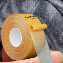 1pc 10M Invisible Pants Hem Tape, Prevents Pants Dragging, Seamless Closure Tape, Pants Leg Shortening Patch For Jeans, Trousers, Curtains - Multicolor - View 22