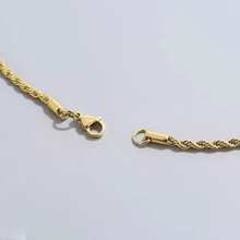 Men's Bahian Gold Cord Necklace Made Of Genuine Stainless Steel - Gold - View 3