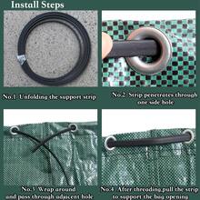 Heavy Duty Garden Waste Bag Garden Sacks Heavy Duty Reusable Yard Waste Bag Garden Rubbish Bags