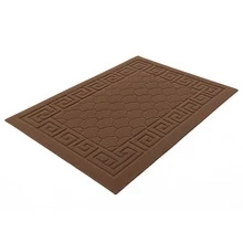 Entrance Door Mat Kit 40 X 60 Cm Non-Slip Rubber 1 Or 2 Pieces Decorative Slim Habitat - 鏽棕色 - 查看 6