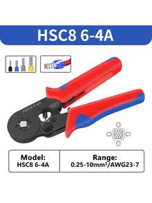 Professional Zipper Crimping Tool Set - Carbon Steel Handle With Adjustable Jaws For 4-20 AWG Wires, Secures JST//SATA/Spring Pin Terminals, Ergonomic Electrical Connection Crimper (No Power Required), Robust Construction For Precise Crimping, Specifically Designed For Automotive Wiring Repairs.