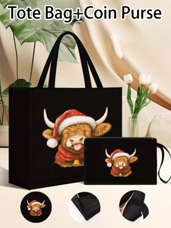 حقيبة تسوق، حقيبة تسوق، حقيبة كتف، حقيبة يد، حقيبة مستحضرات تجميل قابلة للغسل، أشرطة كتف مزدوجة، قابلة لإعادة الاستخدام، مفتوحة، سهلة التنظيف، سعة كبيرة، يمكن حمل الضروريات اليومية، للعمل، والمواعدة، والشاطئ، والعمل، والأعمال، والتنقل، والخارج، والسفر، والتسوق، وحضور حدث اجتماعي، للأصدقاء، والأحباء، والعائلة، والزملاء، والعطلات، وعيد الميلاد، وعيد رأس السنة الهدايا