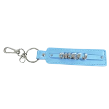 Llavero elegante personalizado, etiqueta con nombre y número personalizado, accesorios de llavero, llavero bordado, adecuado para equipaje, bolsos, cinturones, equipo, llaveros, llaves de coche - Llavero con nombre personalizable, letra de aleación suave PU - Multicolor - Ver 8