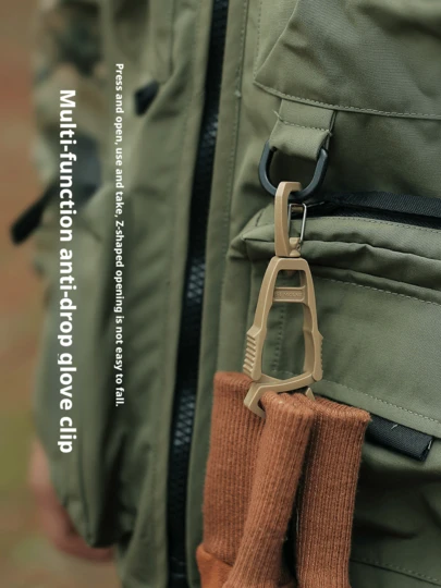 Outdoor Glove Clip, Multi-Purpose Hook, Plastic Clip, Portable Polyformaldehyde Labor Protection Glove Clip