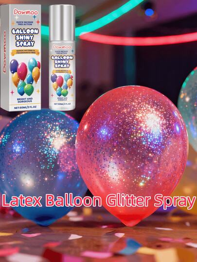 Latex Balloon Shiny Spray, Long-Lasting Non-Oxidizing, Enhances Glossiness And Texture, Atmosphere Spray