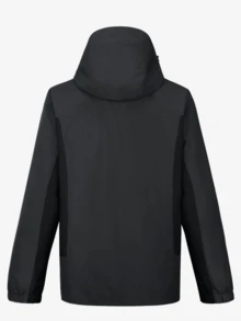 CAMEL CROWN Women's Waterproof Warm Ski Jacket With Fleece Lining And Hood, Winter Ski Wear - Phantom Black Dark Gray - View 8