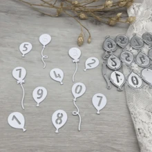 1 件 2025 金属切割模具模板剪贴簿切割模具用于纸卡制作剪贴簿 DIY 卡片相册工艺装饰字母花边金属切割模具 - 銀色 - 查看 7