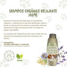 Shampoo Orgánico para mascotas 300 Ml (Champú) Deja pelo suave y limpio - RELAJANTE - Ver 4
