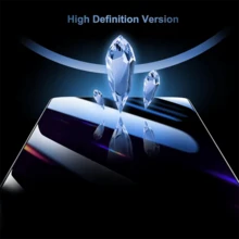 3Pcs Tempered Glass Compatible With Realme C71 C73 C75 C60 C61 C65 C67 C51 C53 C55 12 14 GT 7T 7 8 Pro Screen Protector Full Cover Glue Screen Glass Ultrasonic Fingerprint Unlocking - Clear - View 5