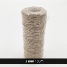 1pc Assorted 2/3/4mm Yellow Rope, Plumbing Braid, DIY Craft Rope, Art Decoration, Gift Packaging Rope