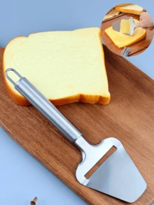 1 Piece Stainless Steel Cheese Scraper, Cheese Knife, Cheese Grater, Ham Scraper, Baking Cake Scraper, Stainless Steel Butter Scraper, Baking Kitchen Tools, Cooking, Kitchen, Christmas, Thanksgiving, Home Cooking Kitchen Utensils
