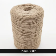 1pc Assorted 2/3/4mm Yellow Rope, Plumbing Braid, DIY Craft Rope, Art Decoration, Gift Packaging Rope